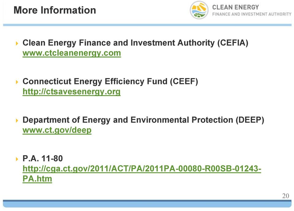 com Connecticut Energy Efficiency Fund (CEEF) http://ctsavesenergy.