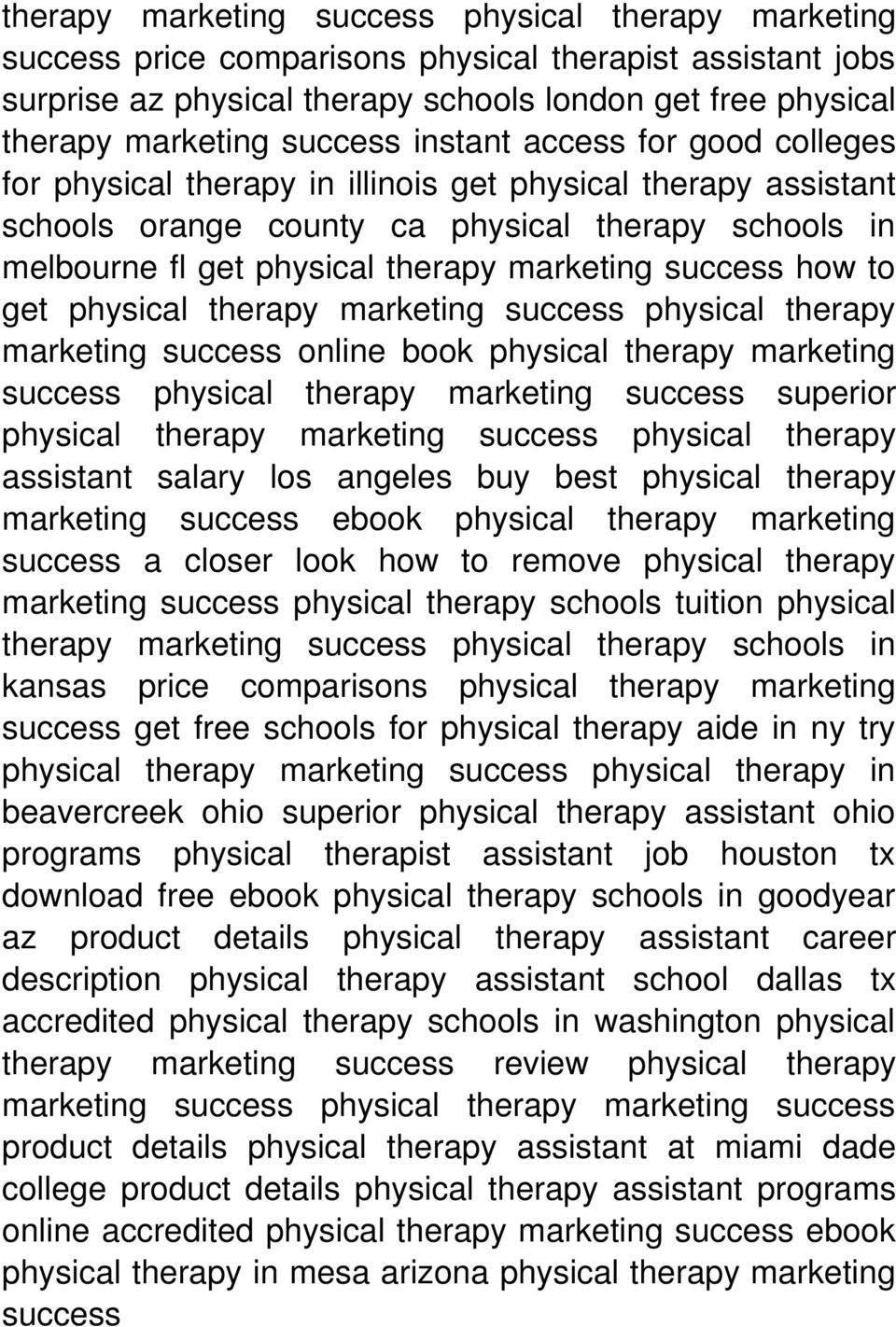 marketing success how to get physical therapy marketing success physical therapy marketing success online book physical therapy marketing success physical therapy marketing success superior physical