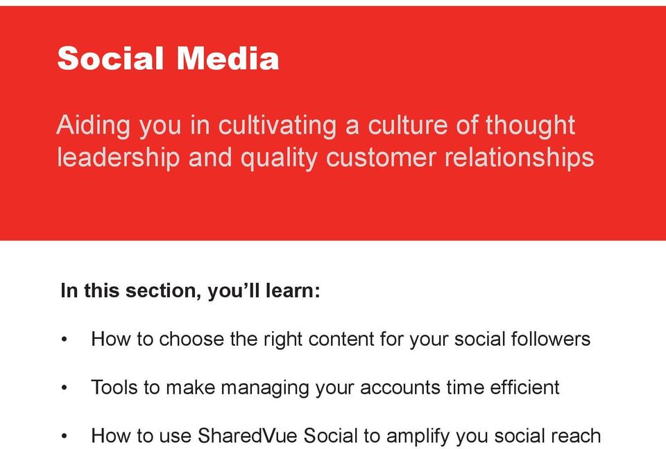 the right content for your social followers Tools to make managing your