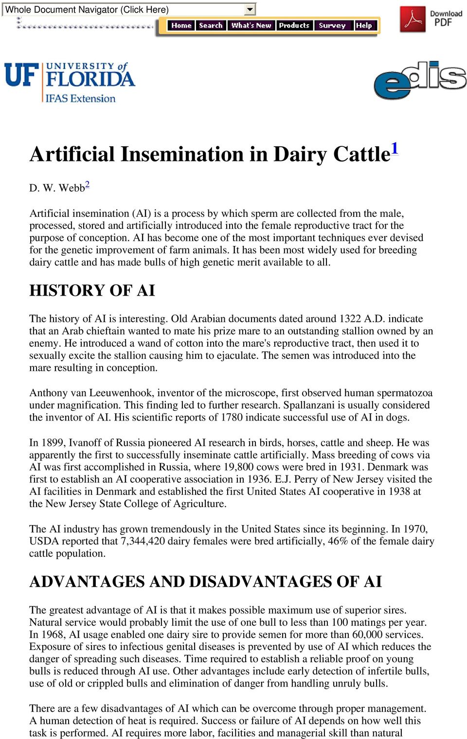 Artificial Insemination in Dairy Cattle 1 - PDF Free Download