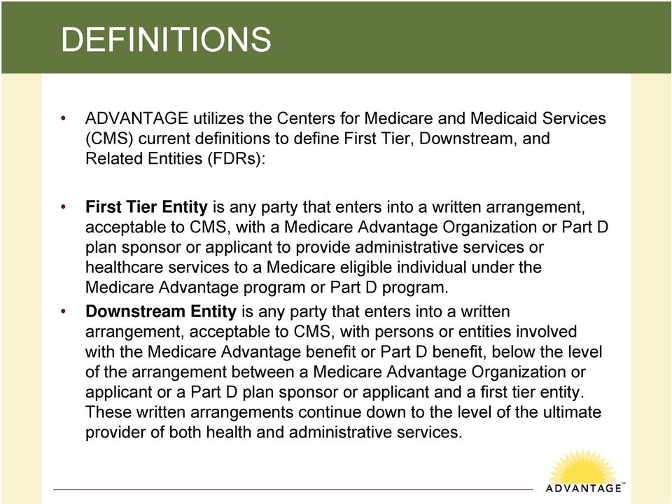 Medicare eligible individual under the Medicare Advantage program or Part D program.