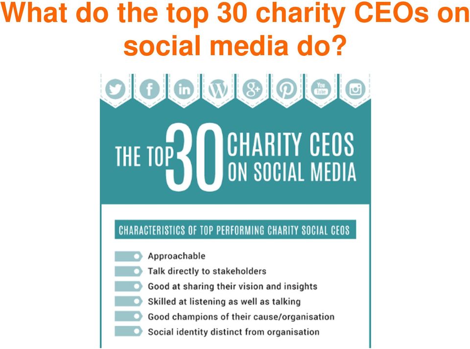 charity CEOs