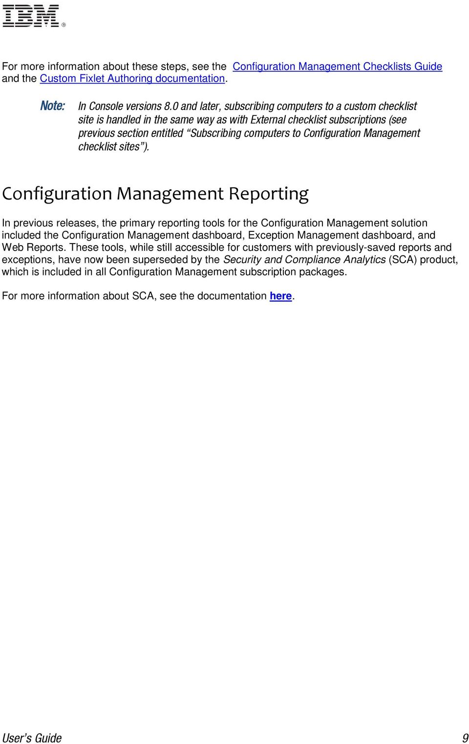 Management checklist sites ).