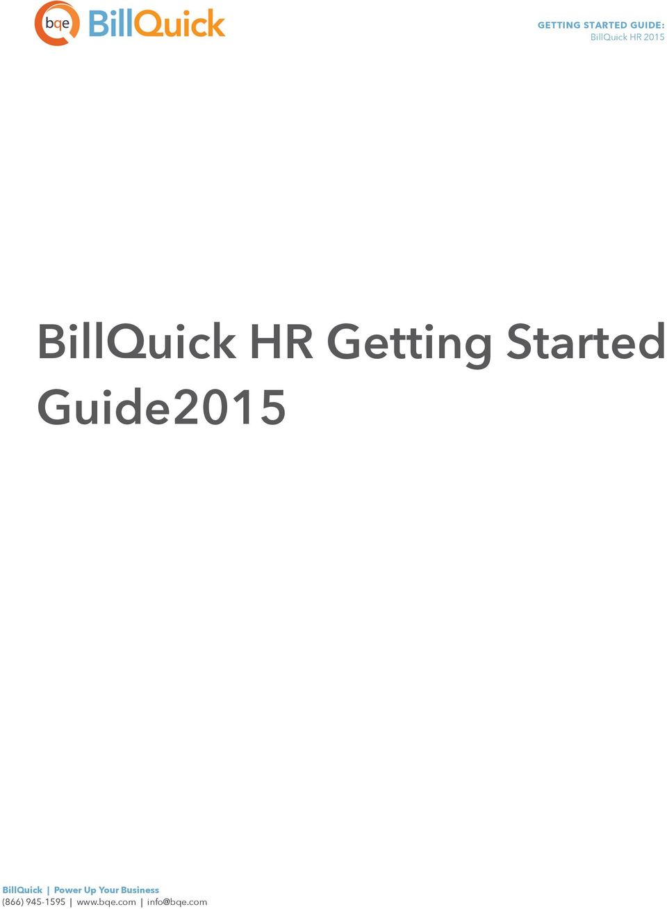 Guide2015 BillQuick Power Up Your