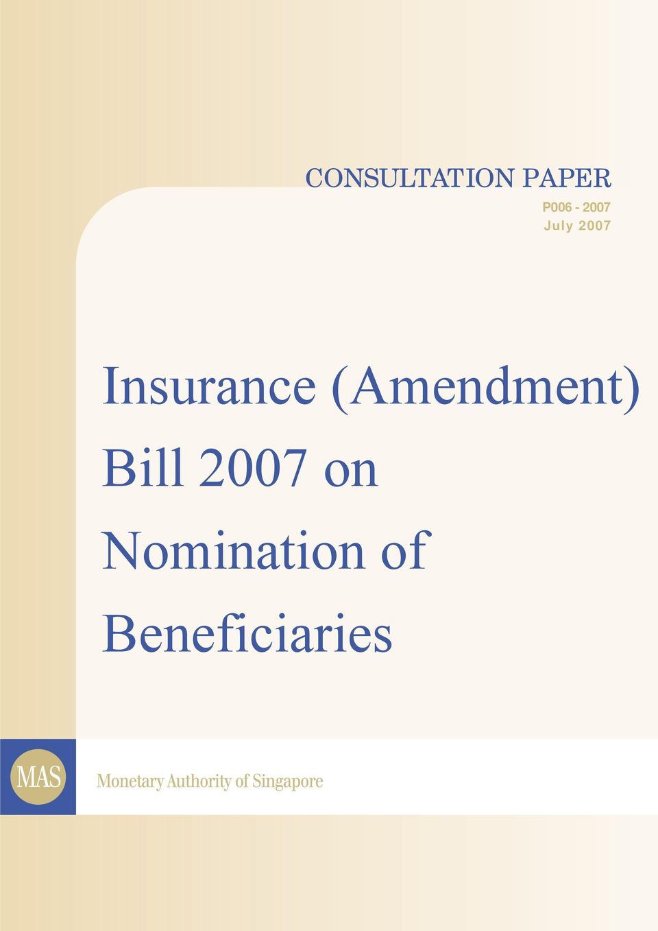 Insurance (Amendment)