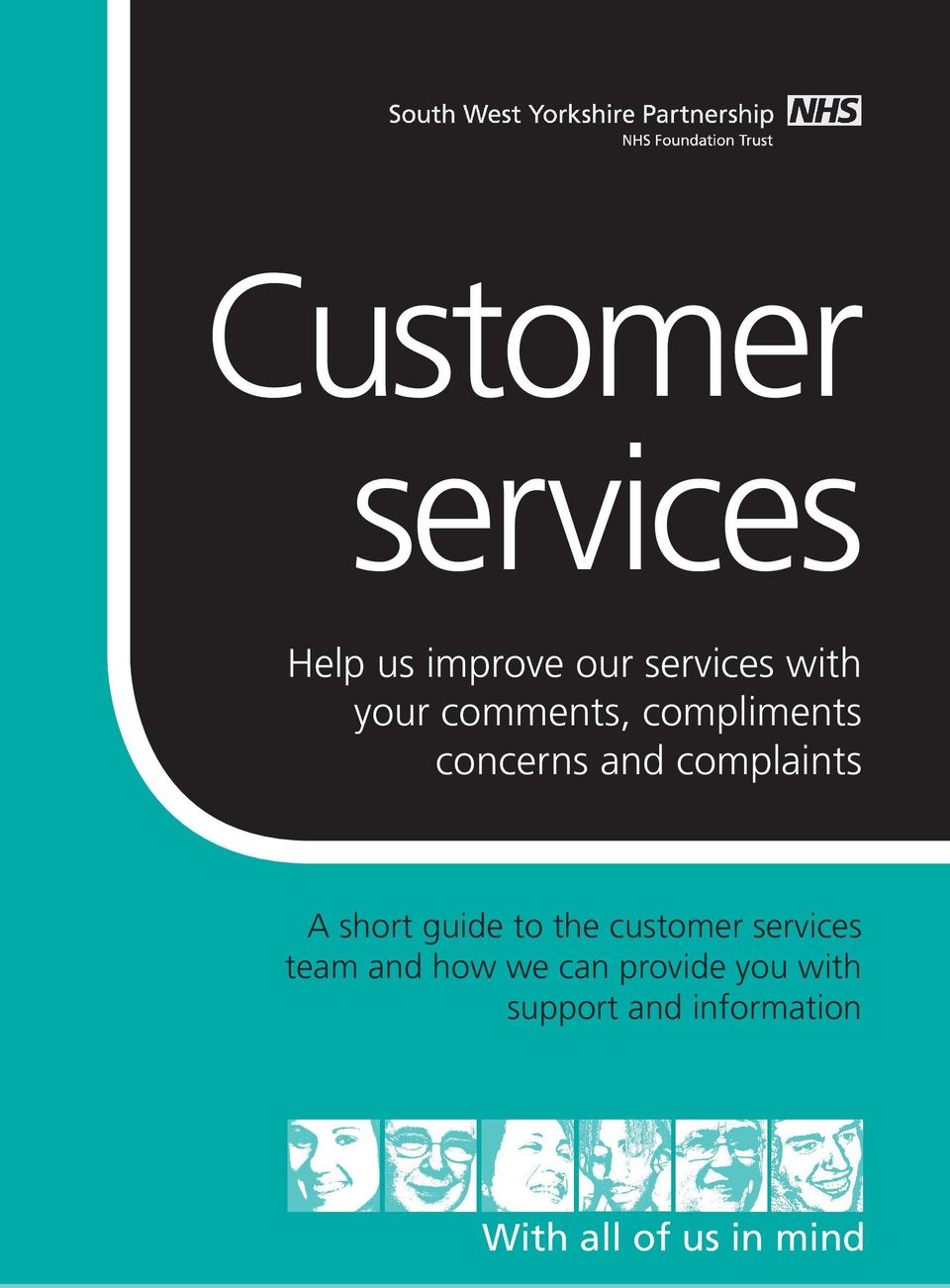 short guide to the customer services team and how we can