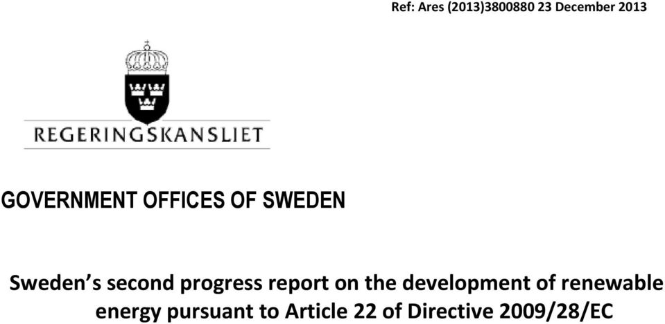 progress report on the development of
