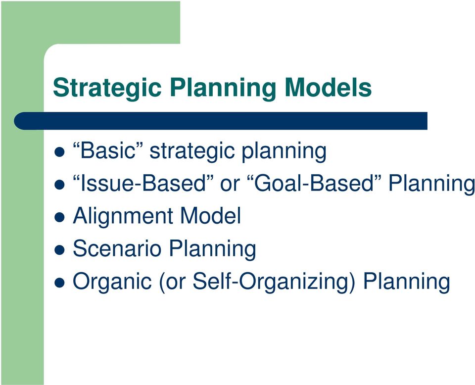 Goal-Based Planning Alignment Model