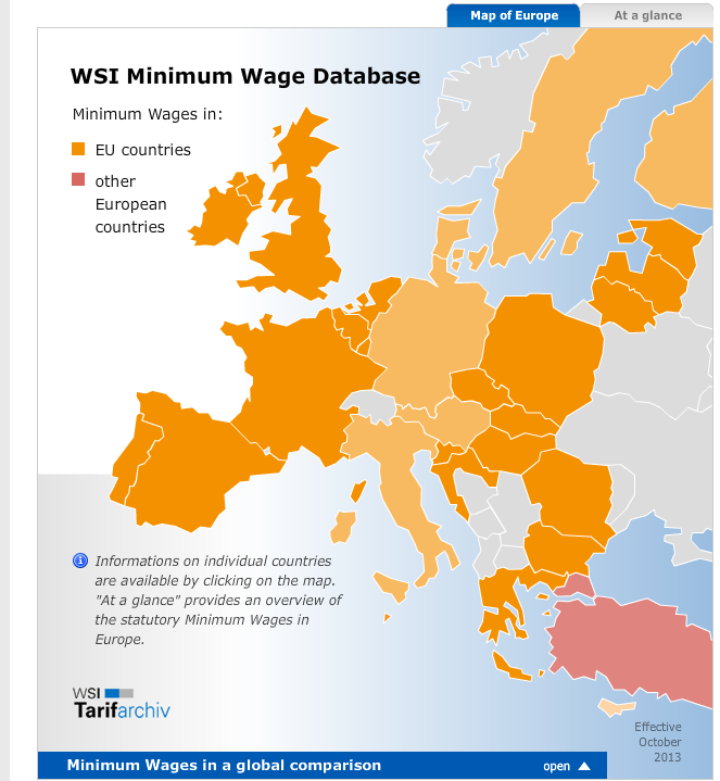 WSI Minimum Wage Database Current Minimum Wage Data from 31 Countries!
