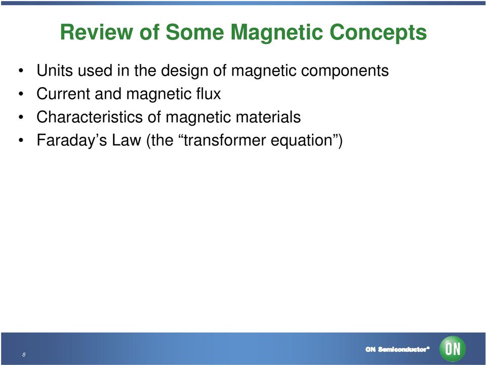 magnetic flux Characteristics of magnetic