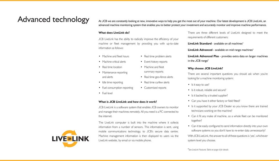 What does LiveLink do?