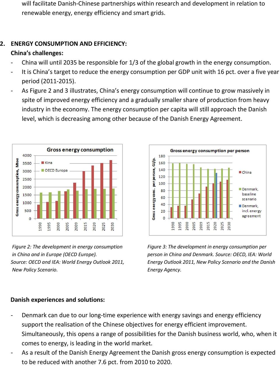 It is China s target to reduce the energy consumption per GDP unit with 16 pct. over a five year period (2011 2015).