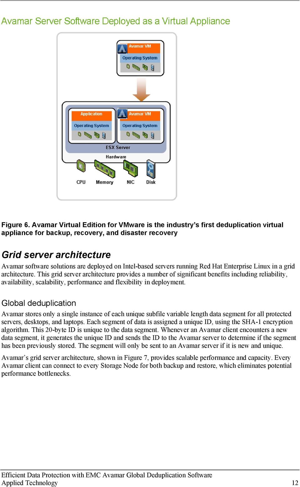 on Intel-based servers running Red Hat Enterprise Linux in a grid architecture.
