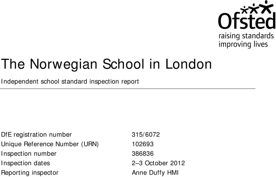 102693 Inspection number 386836 Inspection dates