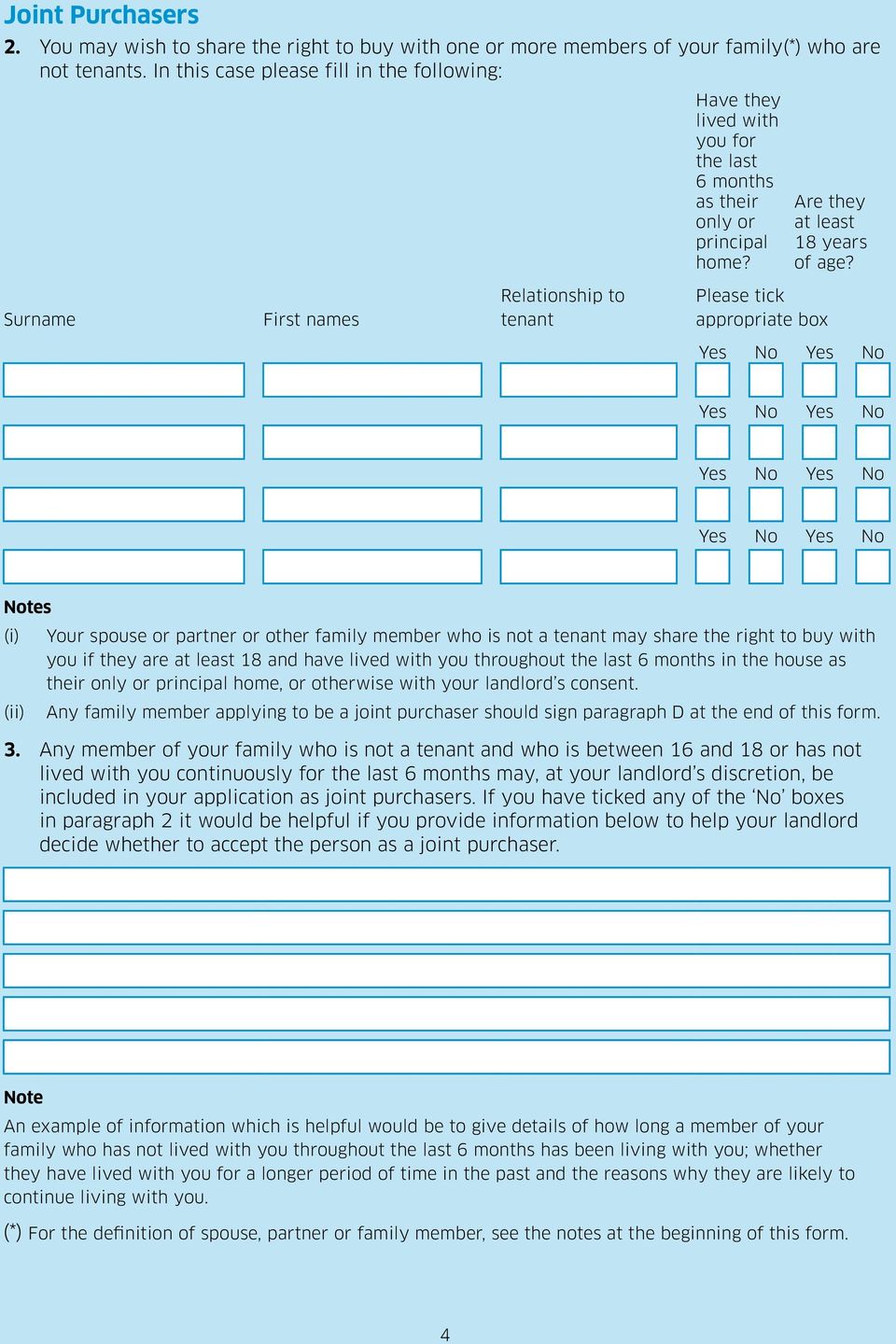 Right to buy scotland application form