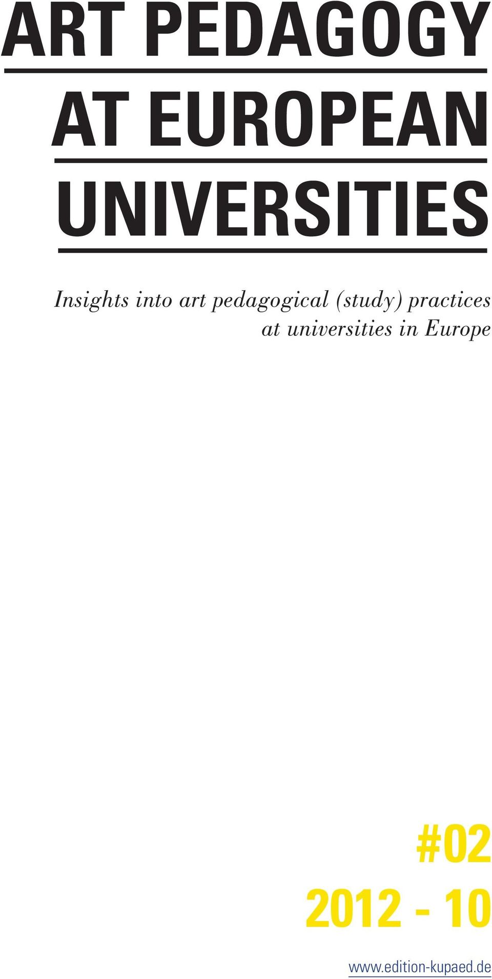 pedagogical (study) practices at