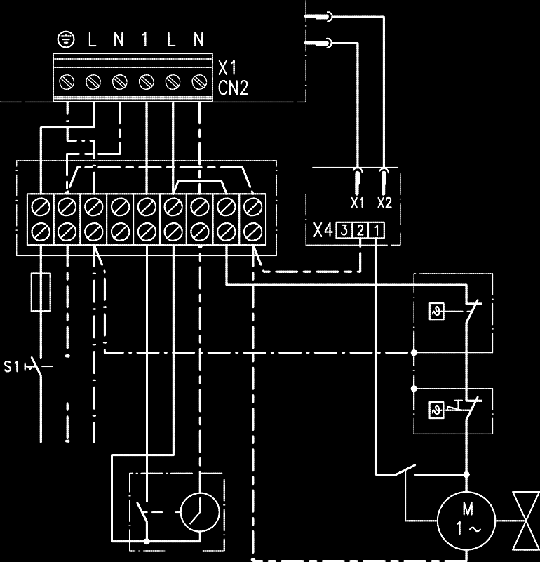 System Boiler Wiring Instructions, Viessmann Vitodens 100 System Boiler Wiring Diagram