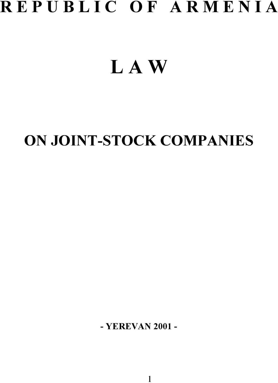 ON JOINT-STOCK