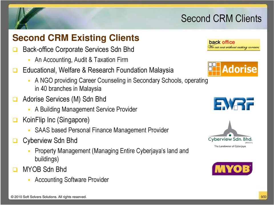 Management Service Provider KoinFlip Inc (Singapore) SAAS based Personal Finance Management Provider Cyberview Sdn Bhd Property Management