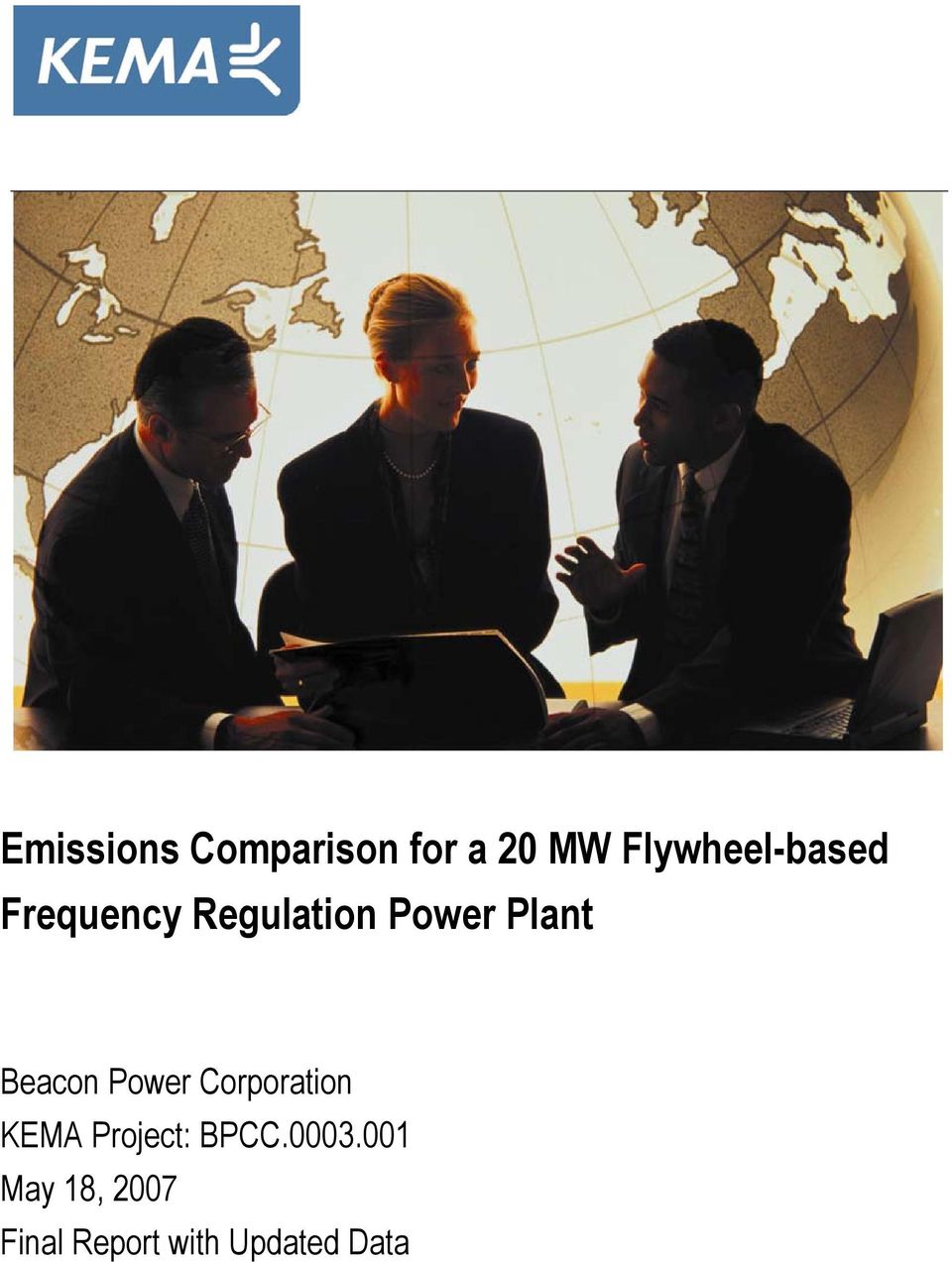 Plant Beacon Power Corporation KEMA Project: