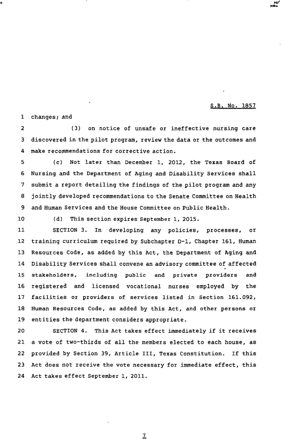 developed r~commendations to the Senate Committee on Health and Human Services and the House Committee on Public Health. (d) This section expires September,. SECTION.