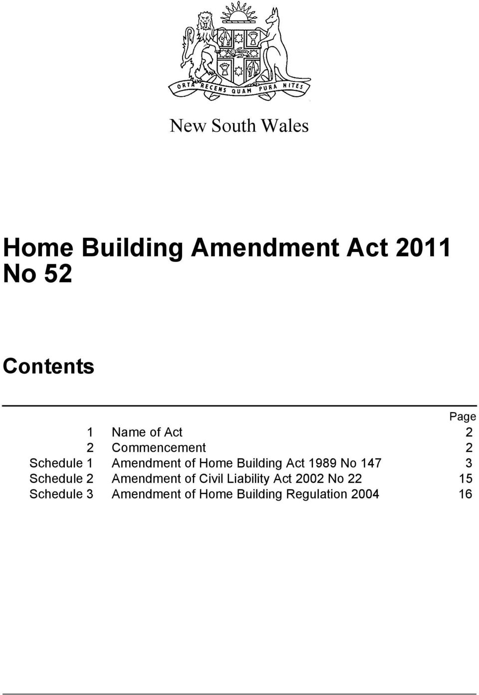 Building Act 1989 No 147 3 Schedule 2 Amendment of Civil Liability