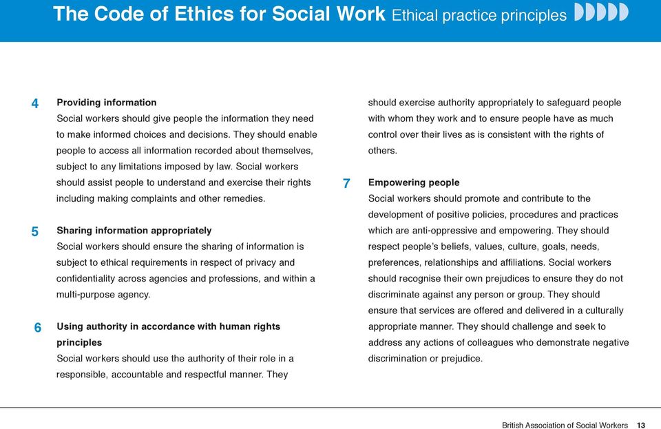 Social workers should assist people to understand and exercise their rights including making complaints and other remedies.