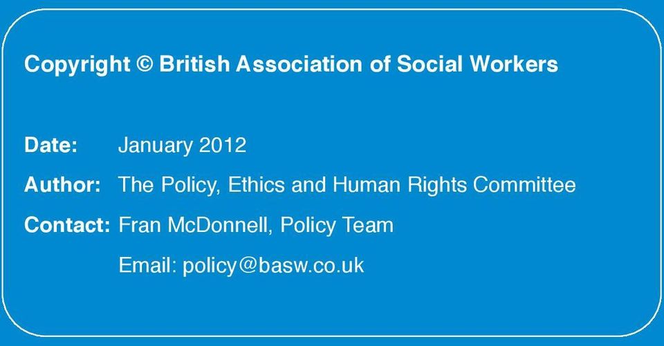 Policy, Ethics and Human Rights Committee