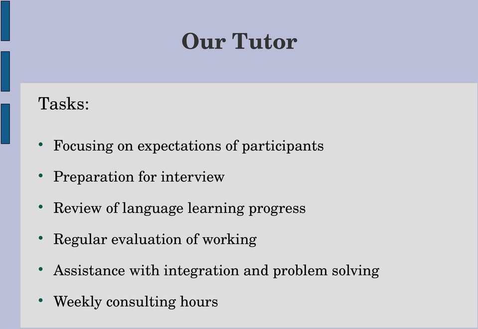 language learning progress Regular evaluation of