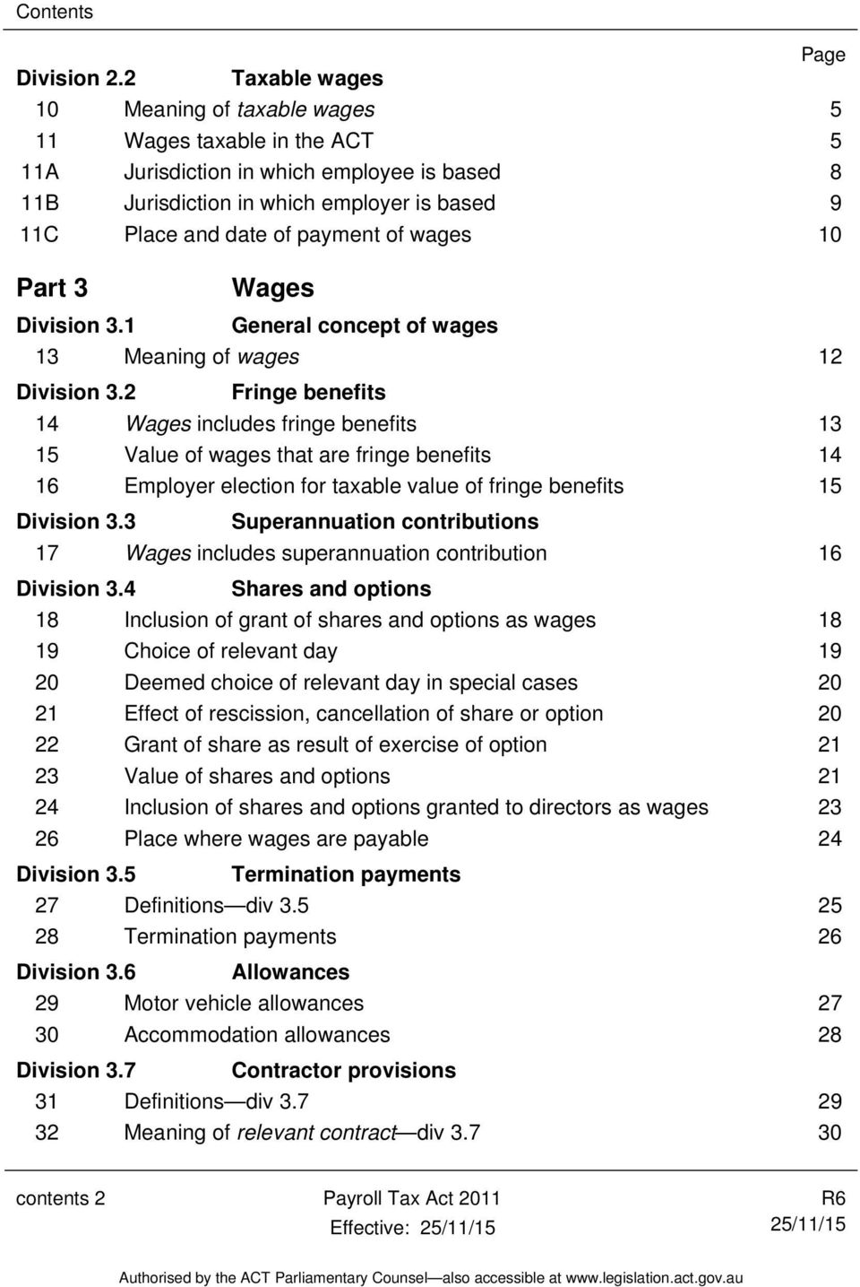 of wages 10 Part 3 Wages Division 3.1 General concept of wages 13 Meaning of wages 12 Division 3.