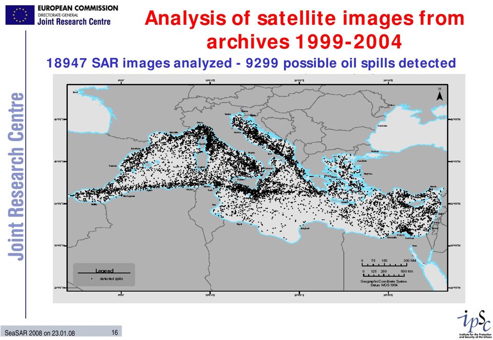 SAR images analyzed - 9299