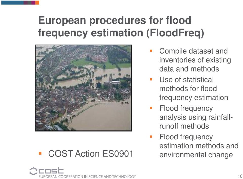 statistical methods for flood frequency estimation Flood frequency analysis