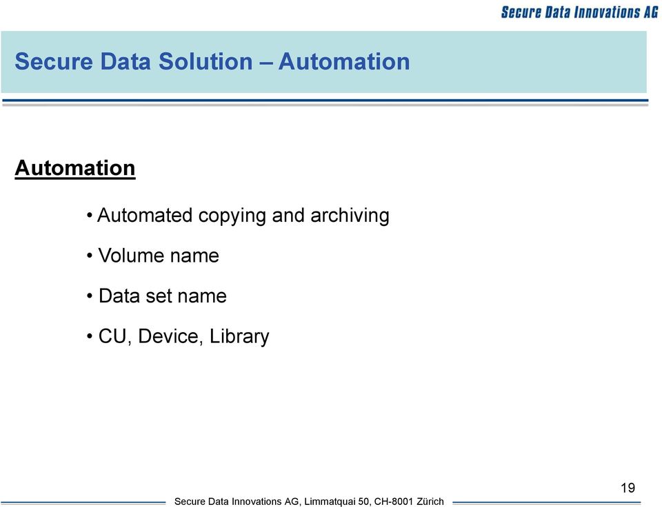 Automated copying and
