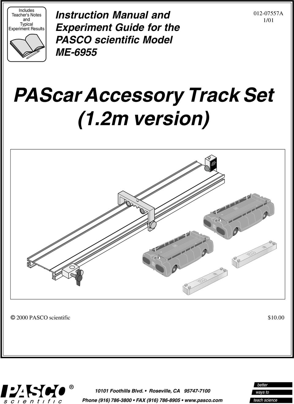 012-07557A 1/01 PAScar Accessory Track Set (1.