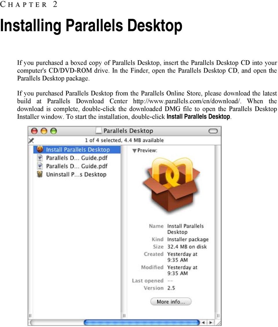 If you purchased Parallels Desktop from the Parallels Online Store, please download the latest build at Parallels Download Center http://www.