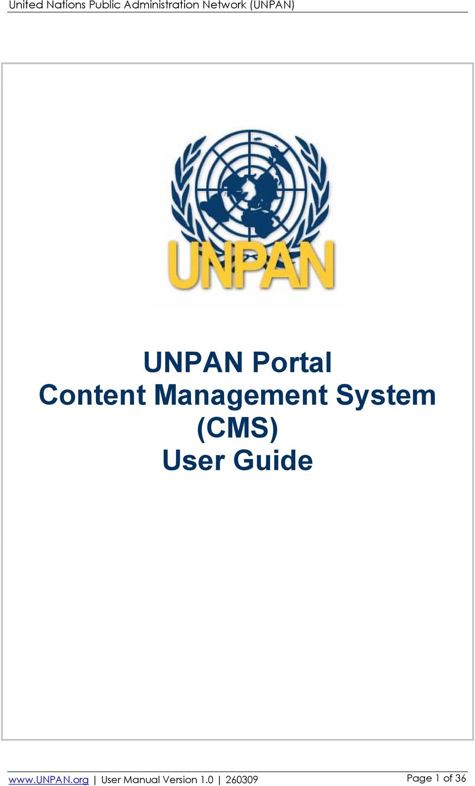 Guide www.unpan.
