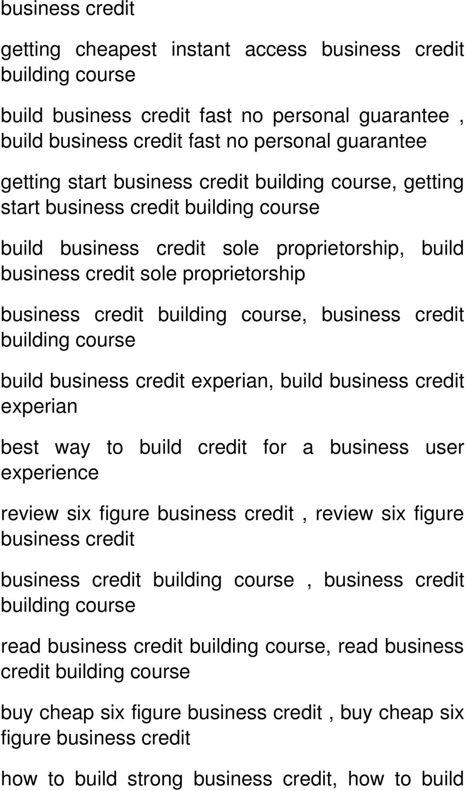 build experian, build experian best way to build credit for a business user experience review six, review six figure building course,