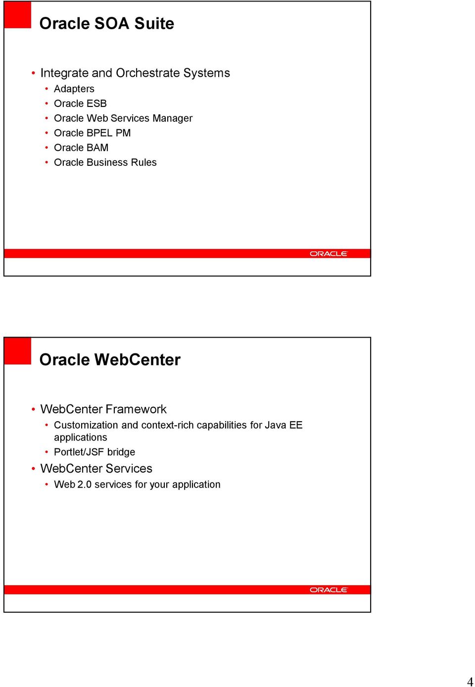 WebCenter Framework Customization and context-rich capabilities for Java EE