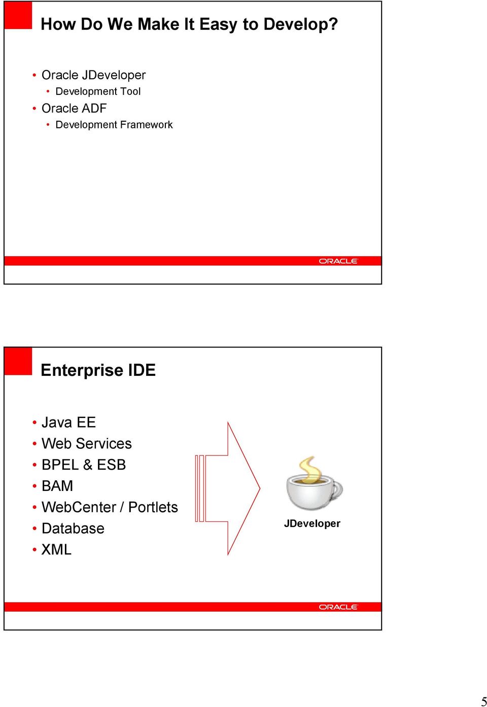 Development Framework Enterprise IDE Java EE Web