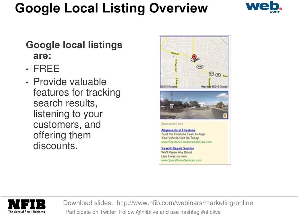 features for tracking search results,