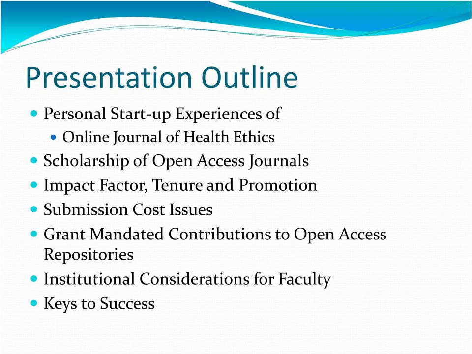 and Promotion Submission Cost Issues Grant Mandated Contributions to Open