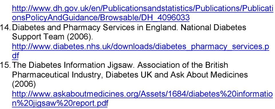 p df 15. The Diabetes Information Jigsaw.
