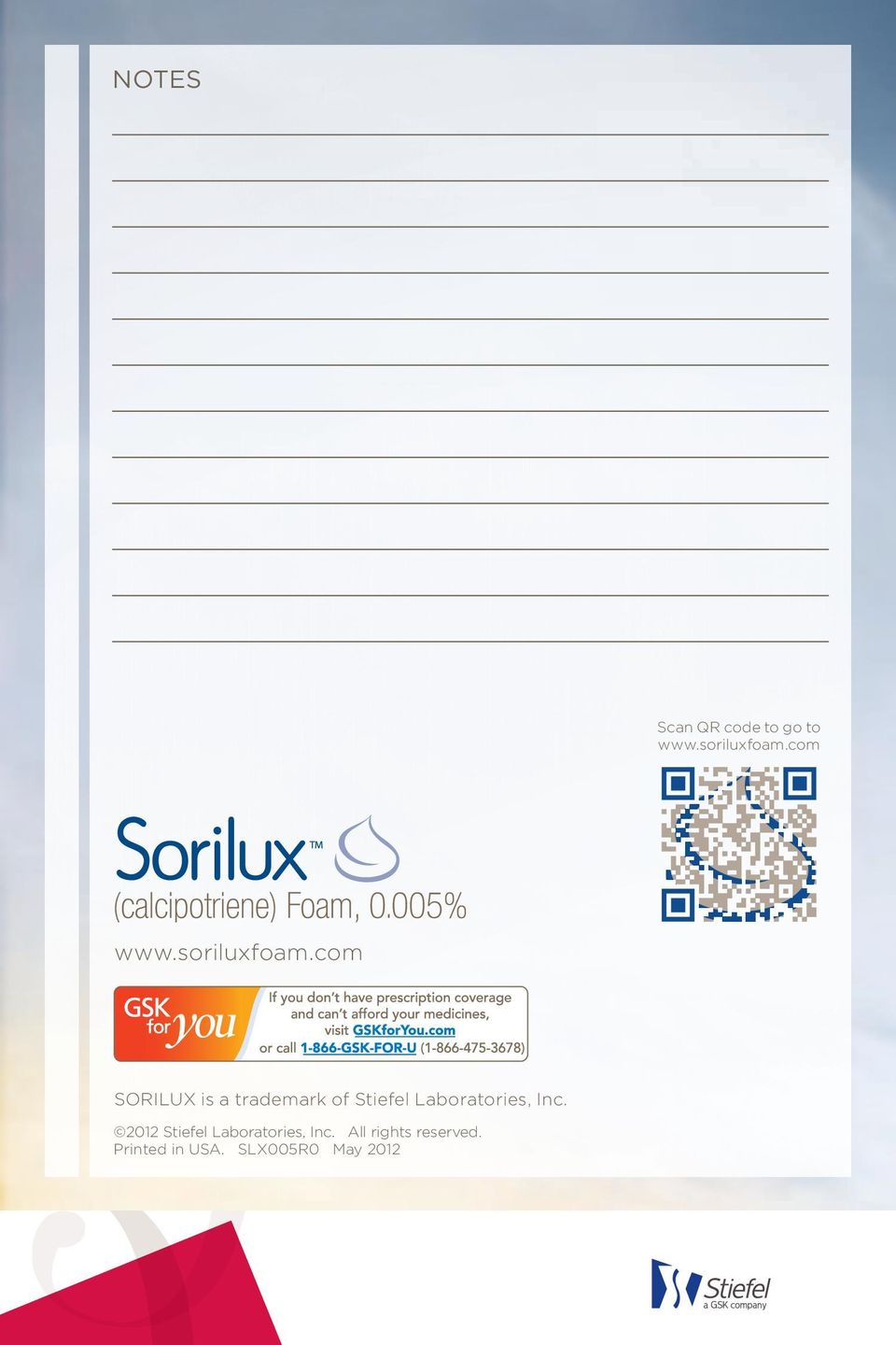 com SORILUX is a trademark of Stiefel Laboratories,