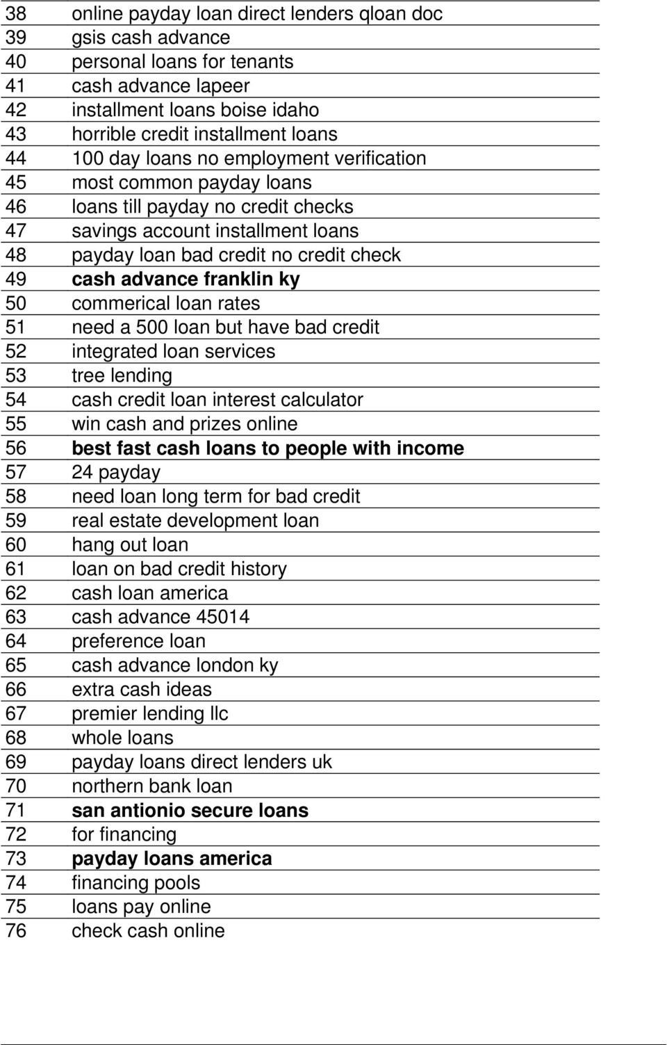 franklin ky 50 commerical loan rates 51 need a 500 loan but have bad credit 52 integrated loan services 53 tree lending 54 cash credit loan interest calculator 55 win cash and prizes online 56 best