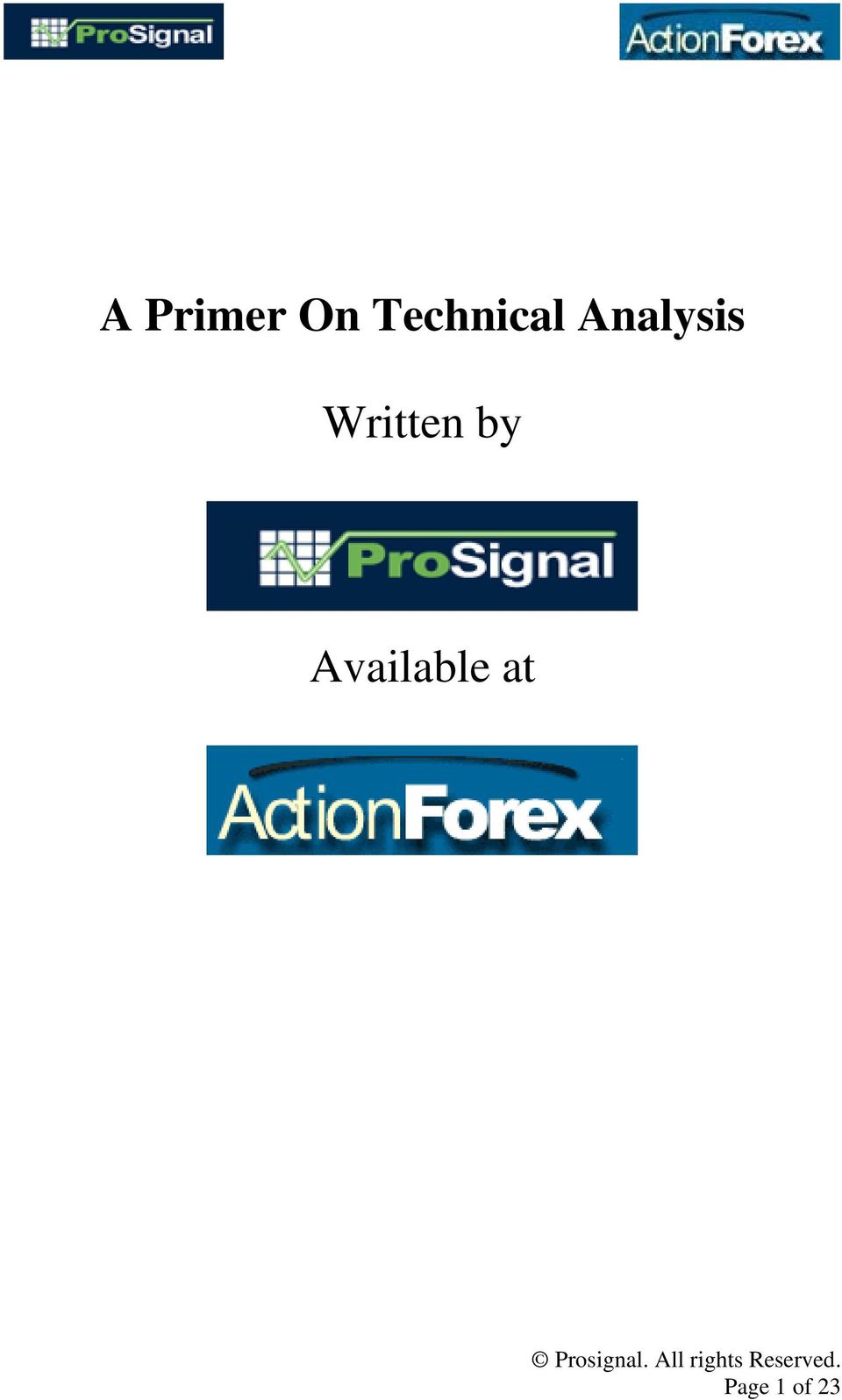 technical analysis forexyard customer