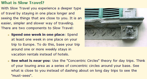 SlowTravel Best Practice: - High interaction among vistors - Forum and chat www.slowtrav.com Slow Travel is an online community and a resource for finding vacation rentals.