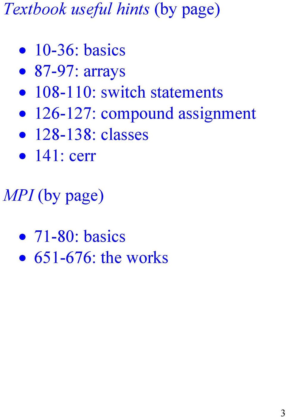 126-127: compound assignment 128-138: classes