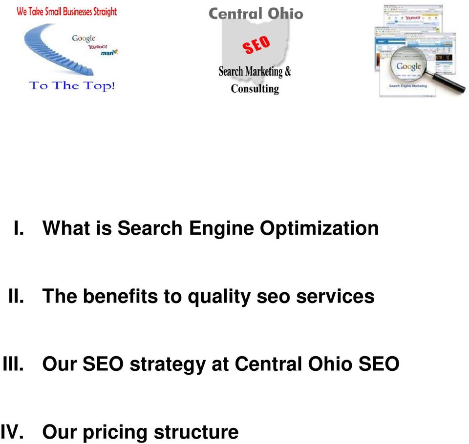 The benefits to quality seo services