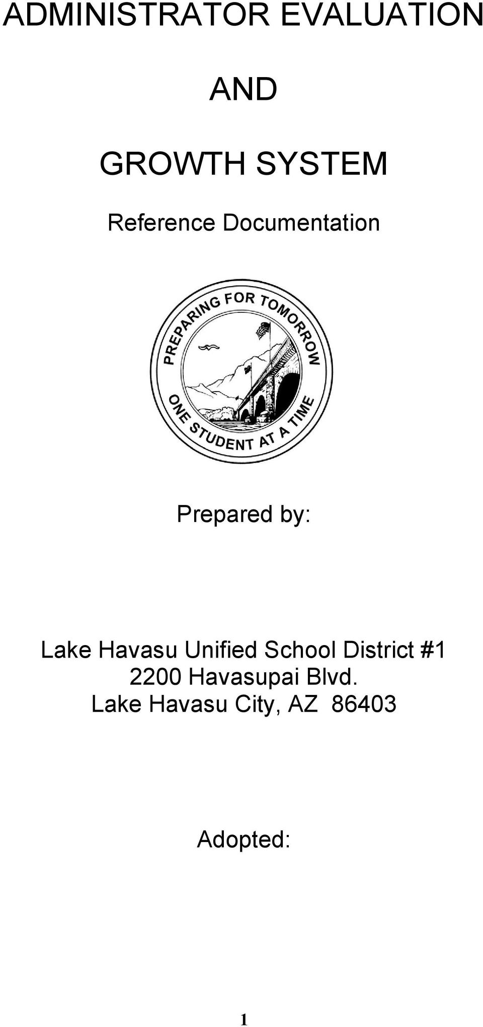 Havasu Unified School District #1 2200