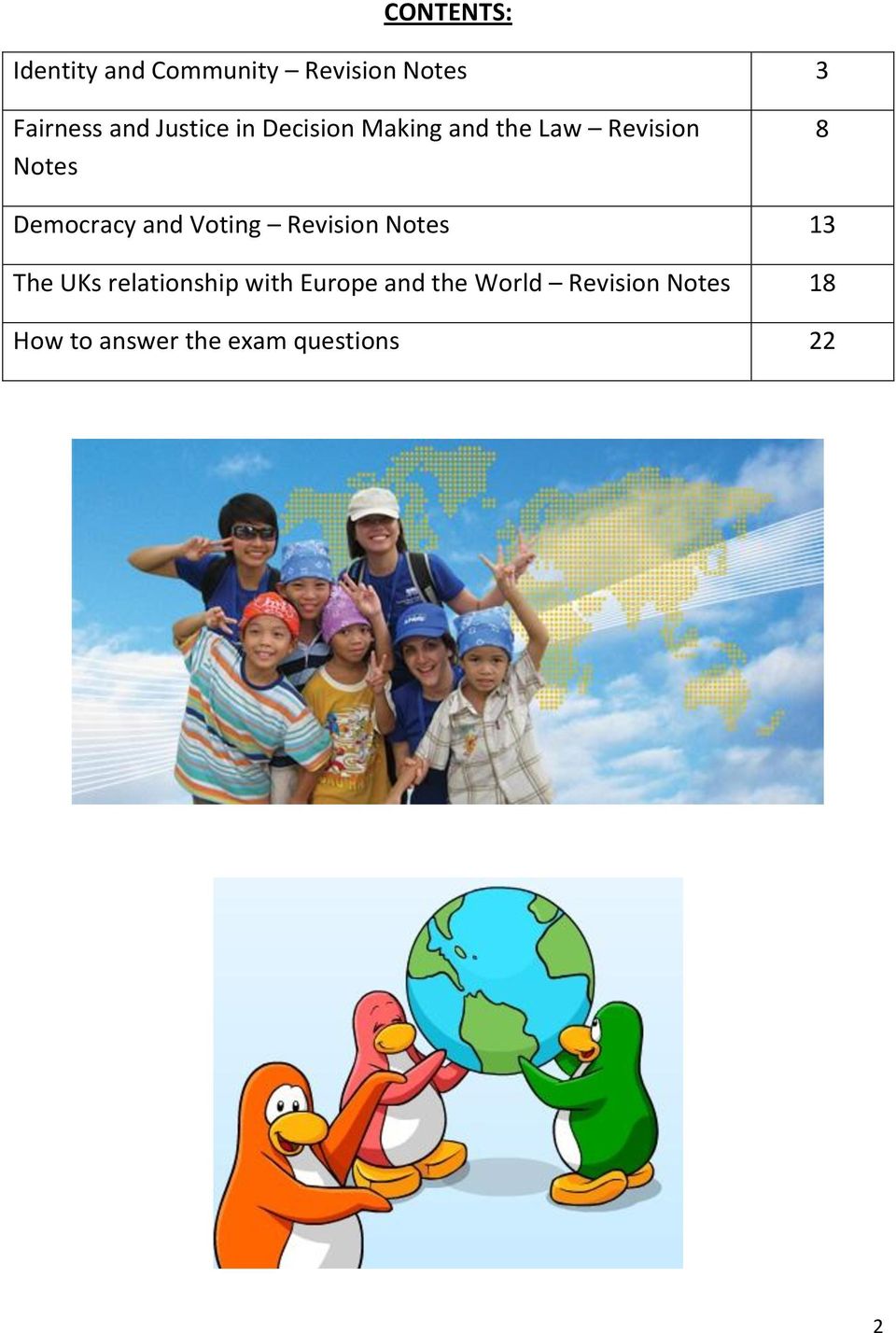 Democracy and Voting Revision Notes 13 The UKs relationship with